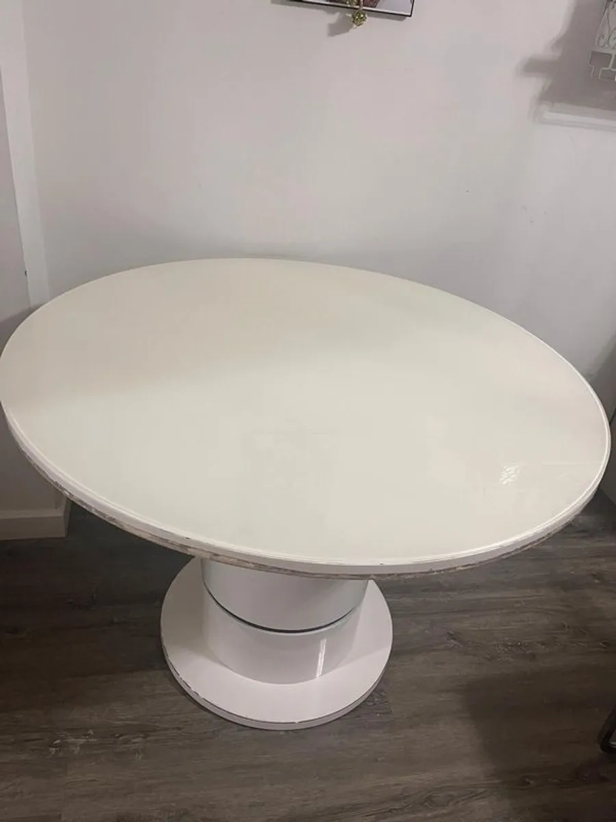 Round Dining Table with 2 Chairs - Image 2