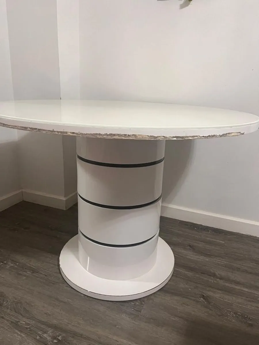 Round Dining Table with 2 Chairs - Image 3