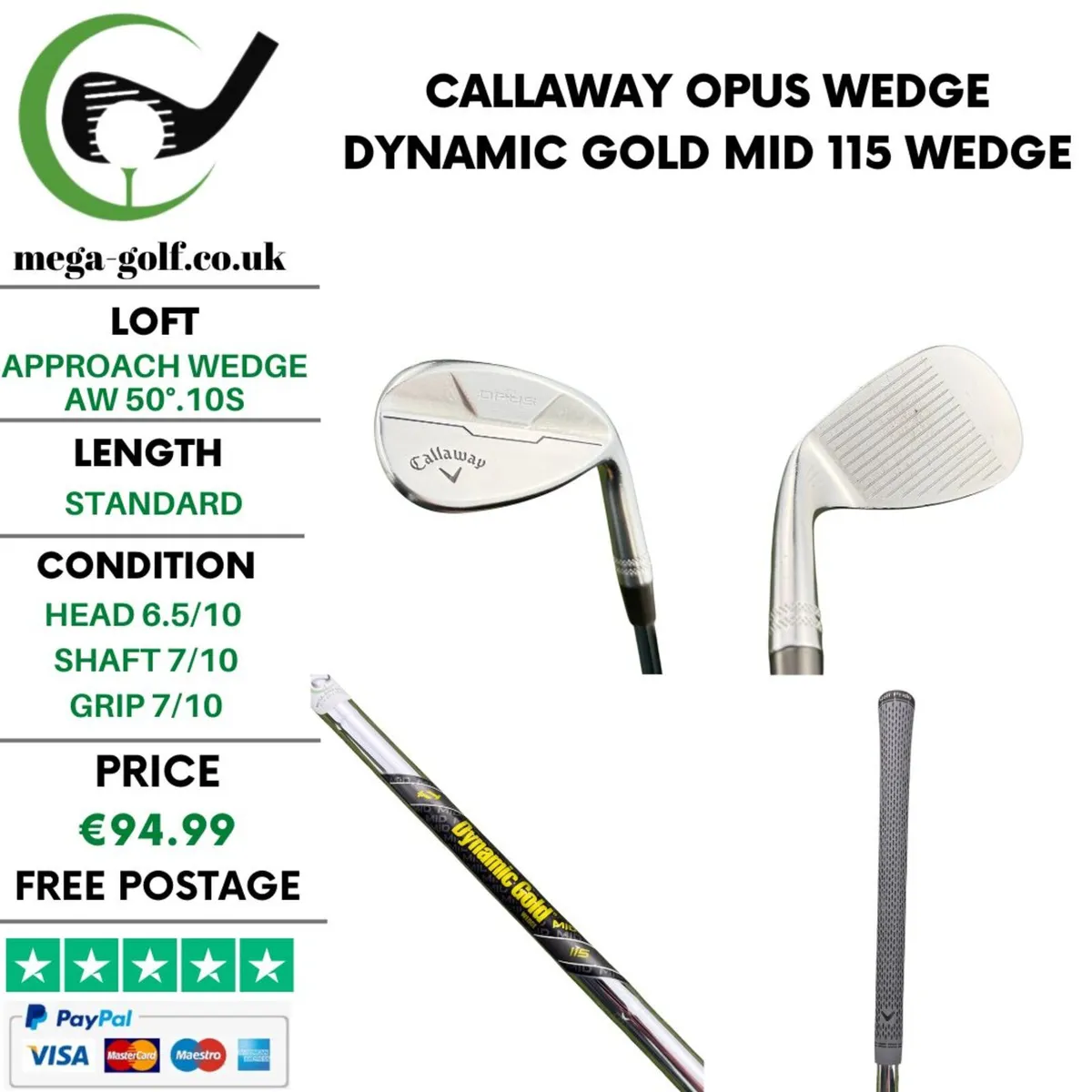 Callaway Opus Wedge Aw 50°.10S / Wedge - Image 1