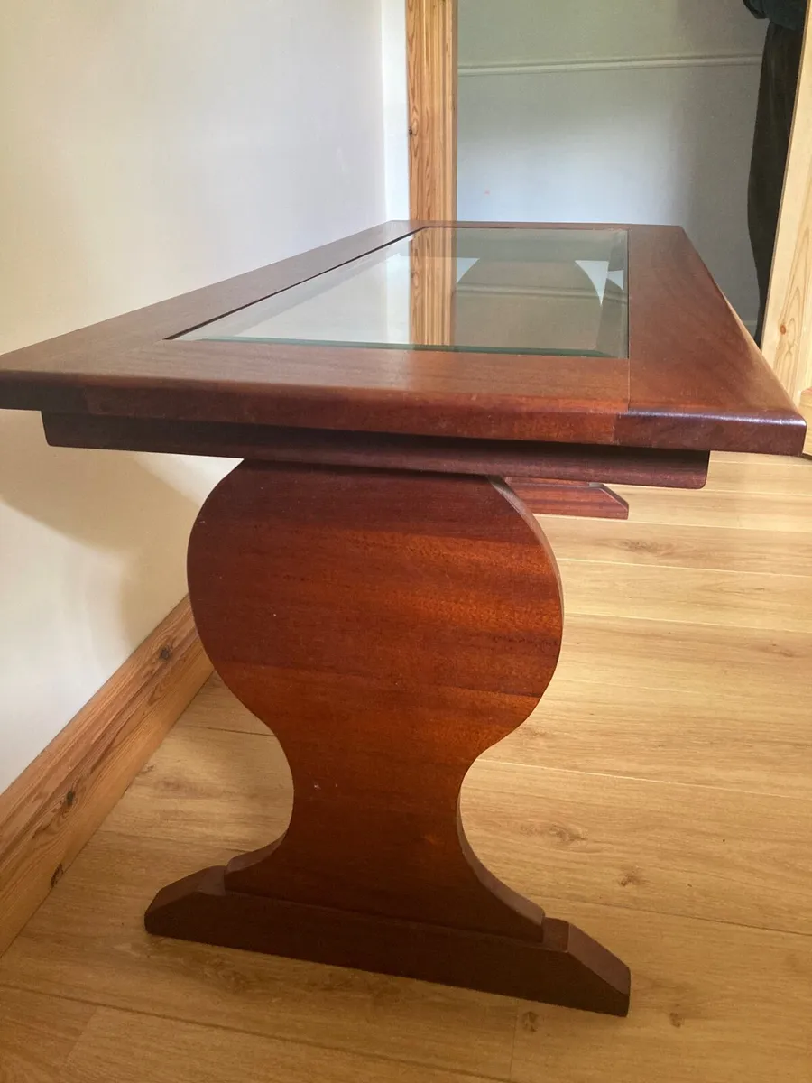 Coffee Table with glass insert - Image 2