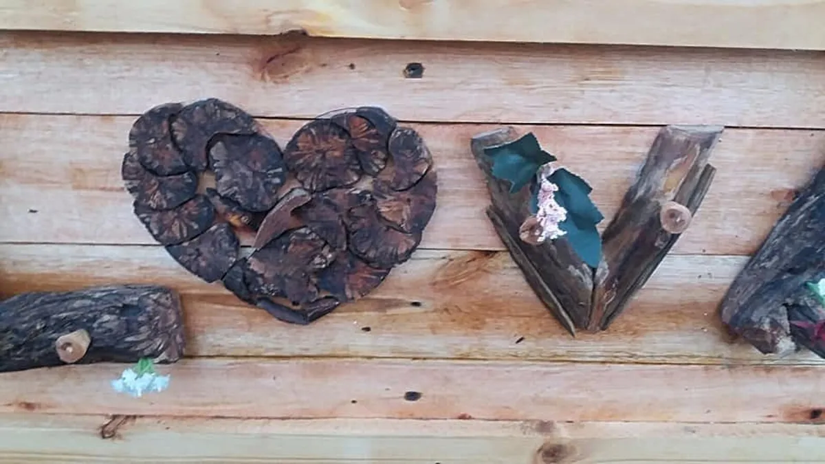 Rustic driftwood LOVE sign / display - Image 4