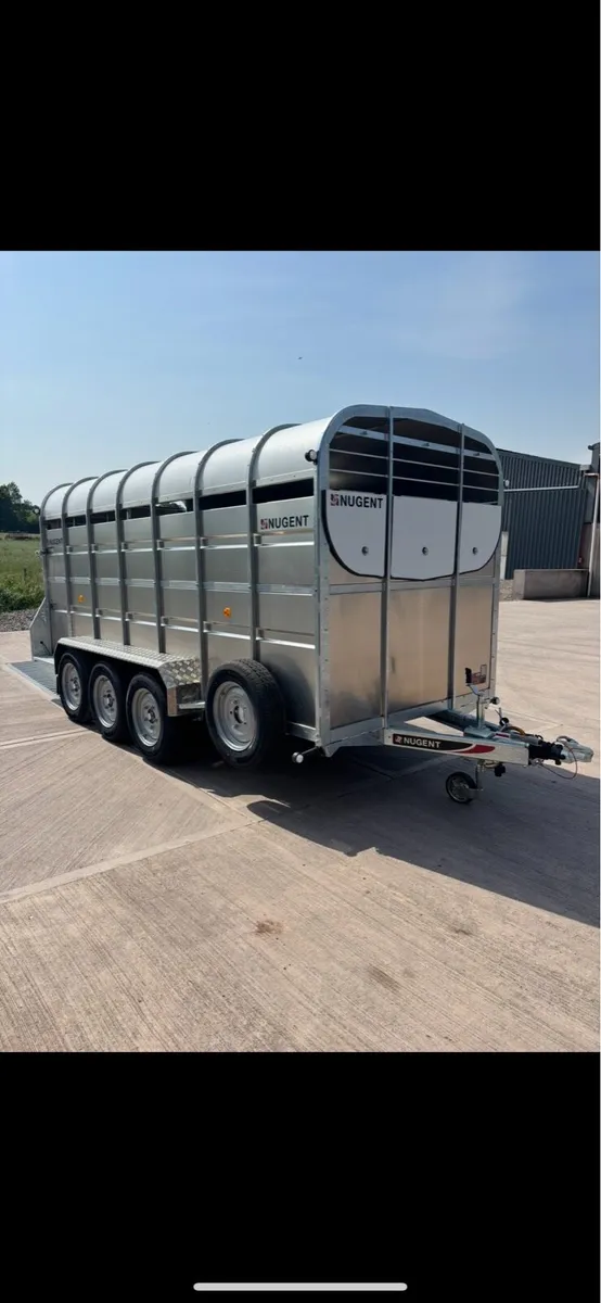 Nugent 14x6 Livestock Trailer - Image 1