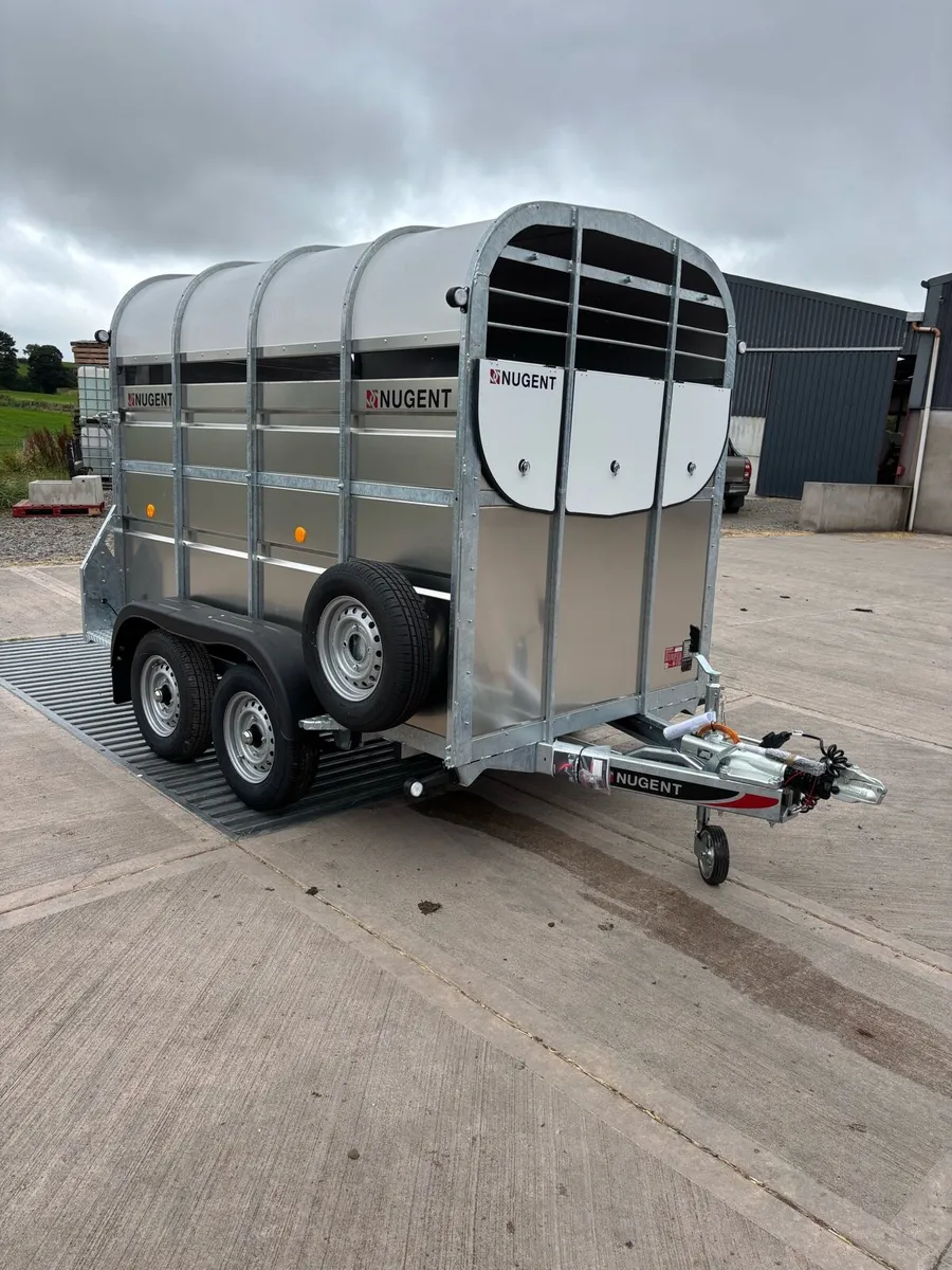 Nugent 8x5 Livestock Trailer - Image 1