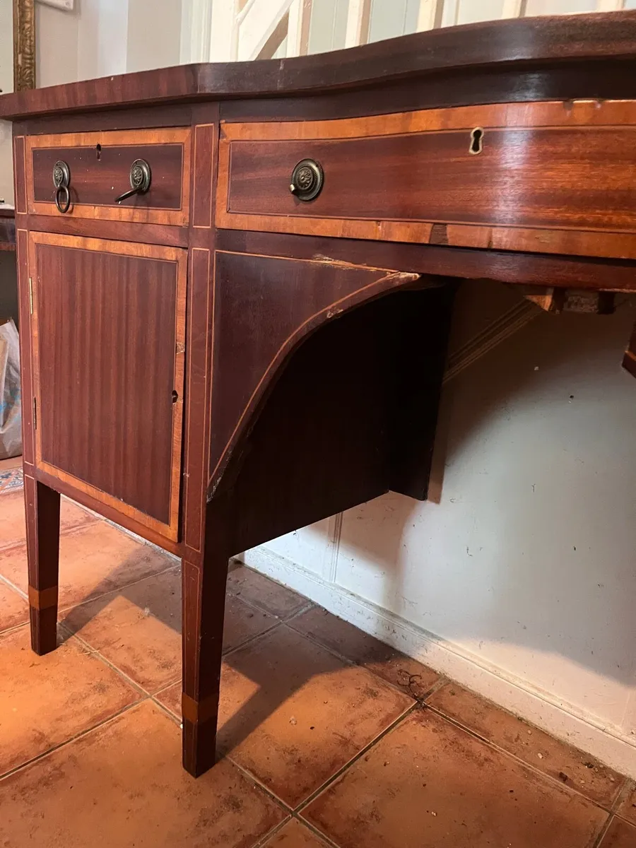 Antique  Sideboard solid needing some tlc - Image 3