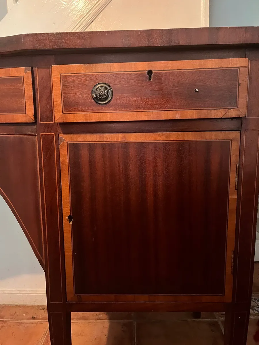 Antique  Sideboard solid needing some tlc - Image 1