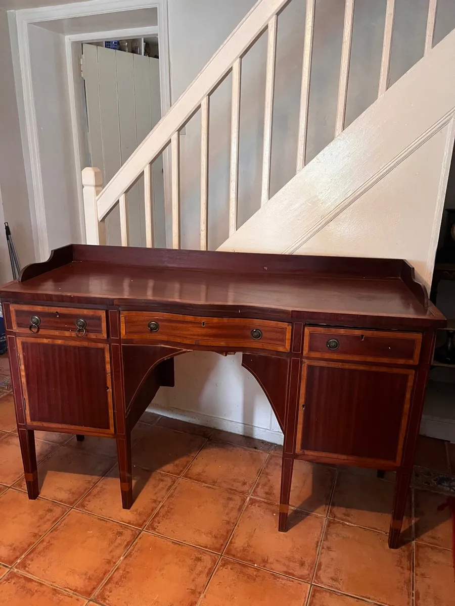 Antique  Sideboard solid needing some tlc - Image 2