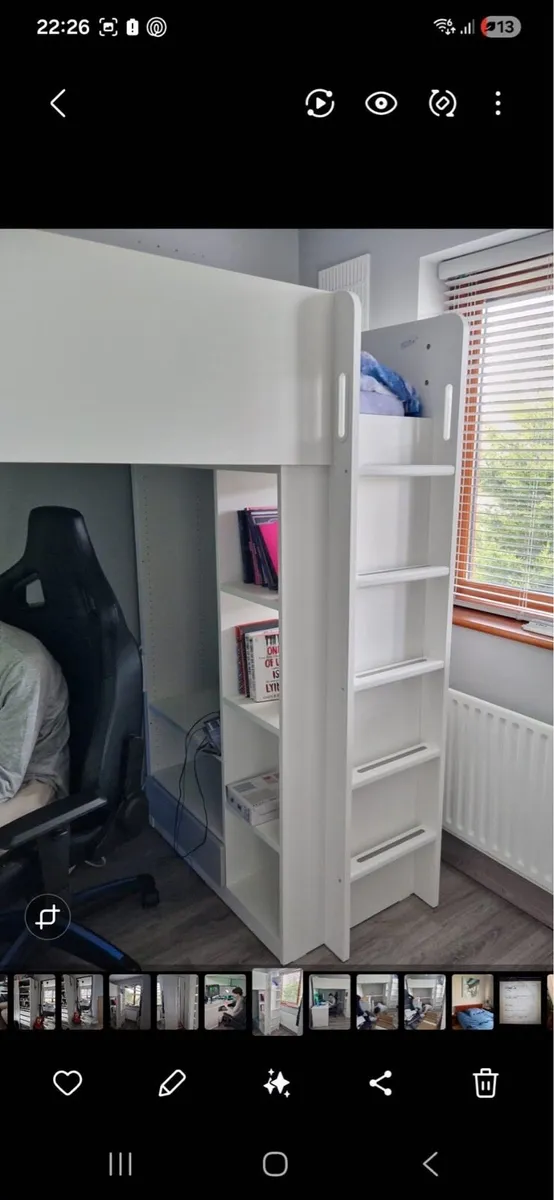 Bunk bed with desk - Image 3