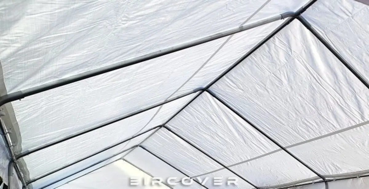 Premium Marquee 5m x 6m PVC  with Ground Bars - Image 2
