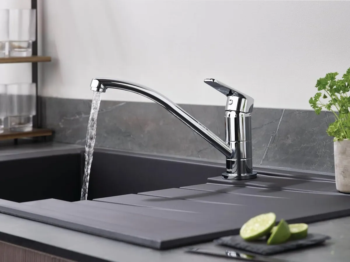 Cinnamon Low Spout Kitchen Tap Chrome Cnn Efsnk - Image 4