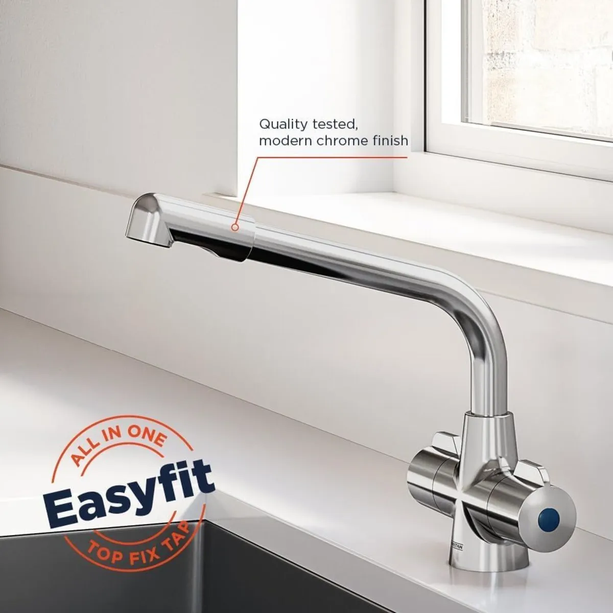 Kitchen Tap Chrome Mh Snk Ef C Classic - Image 2