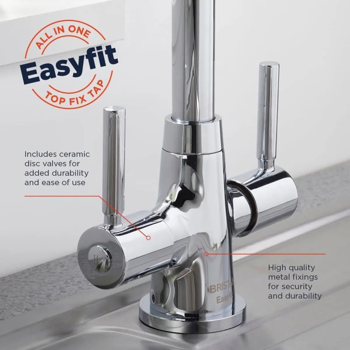 Kitchen Tap Chrome Mz Snk Ef C Modern - Image 4