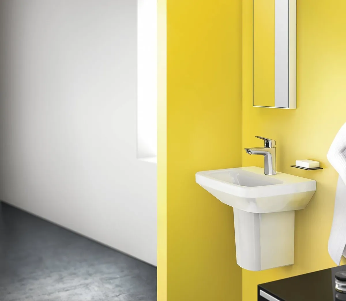 Logis Bathroom Tap with Push-Open Waste Set Sink - Image 4