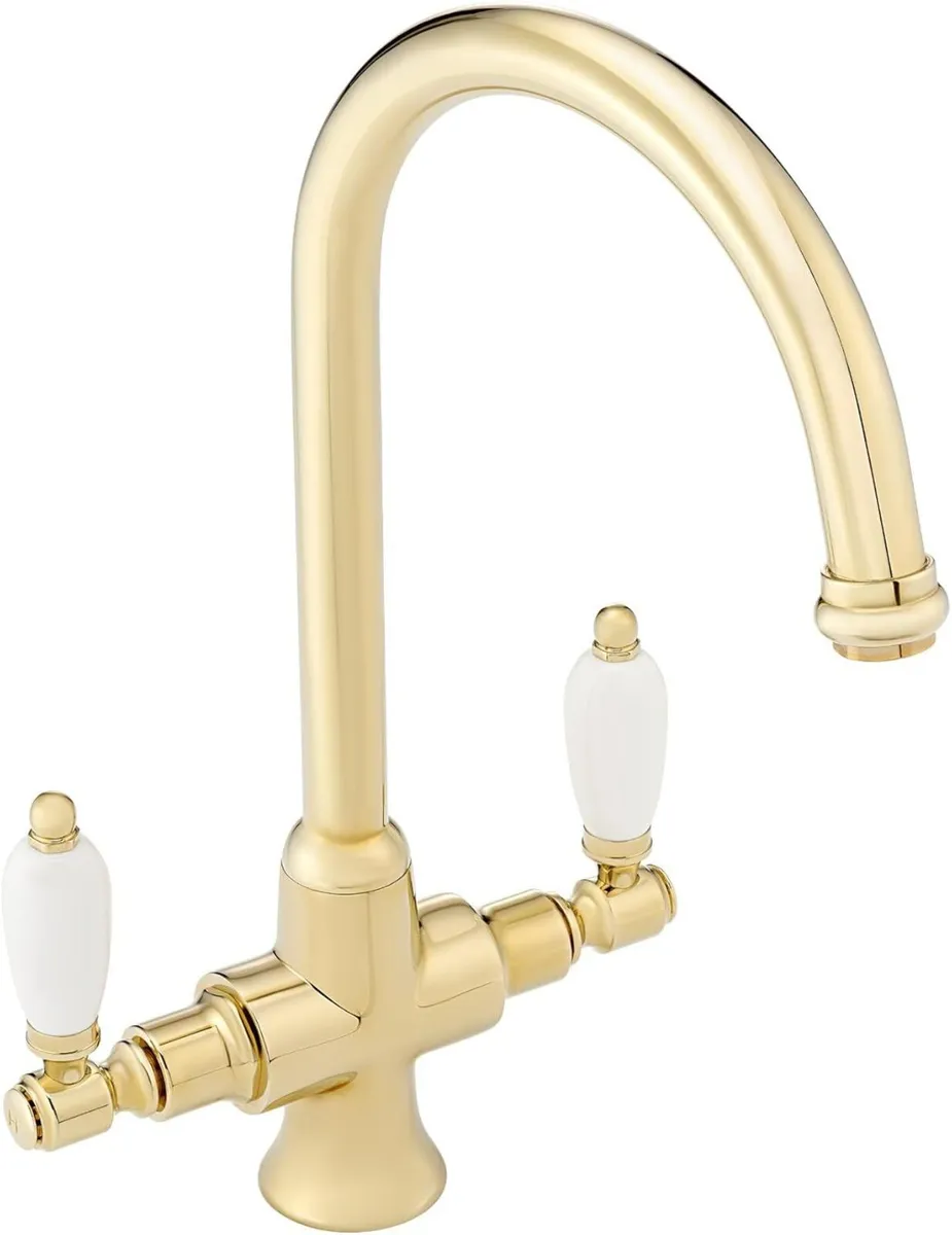 Dorchester Brushed Nickel Dual Flow Kitchen Sink - Image 1