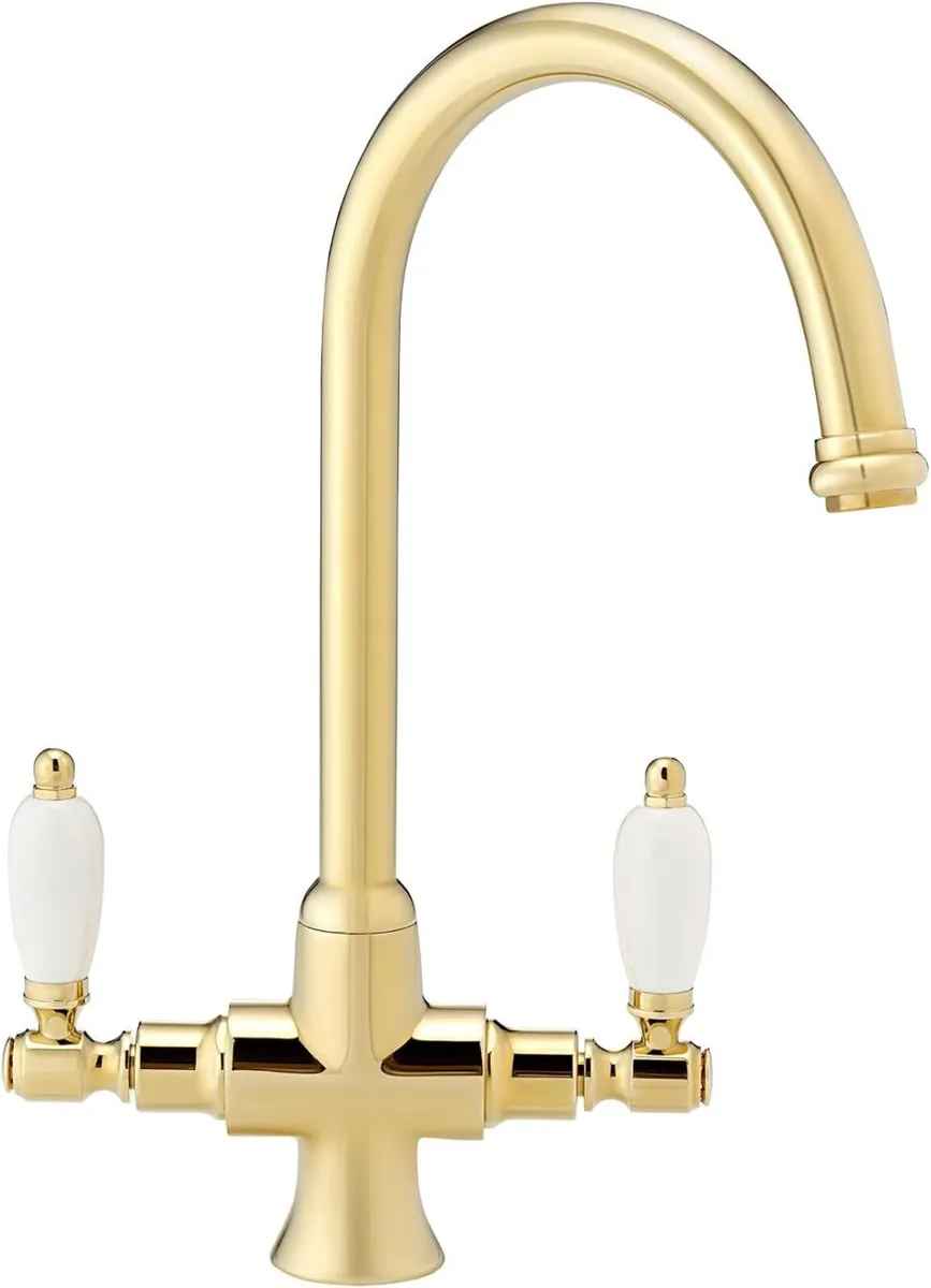 Dorchester Brushed Nickel Dual Flow Kitchen Sink - Image 2