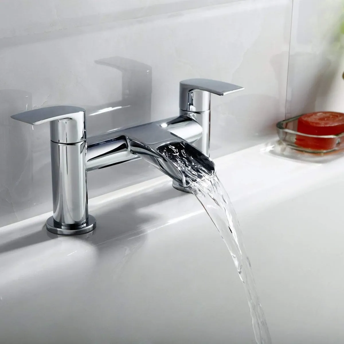 Basin Tap and Bath Waterfall Bathroom Sink Mixer - Image 2