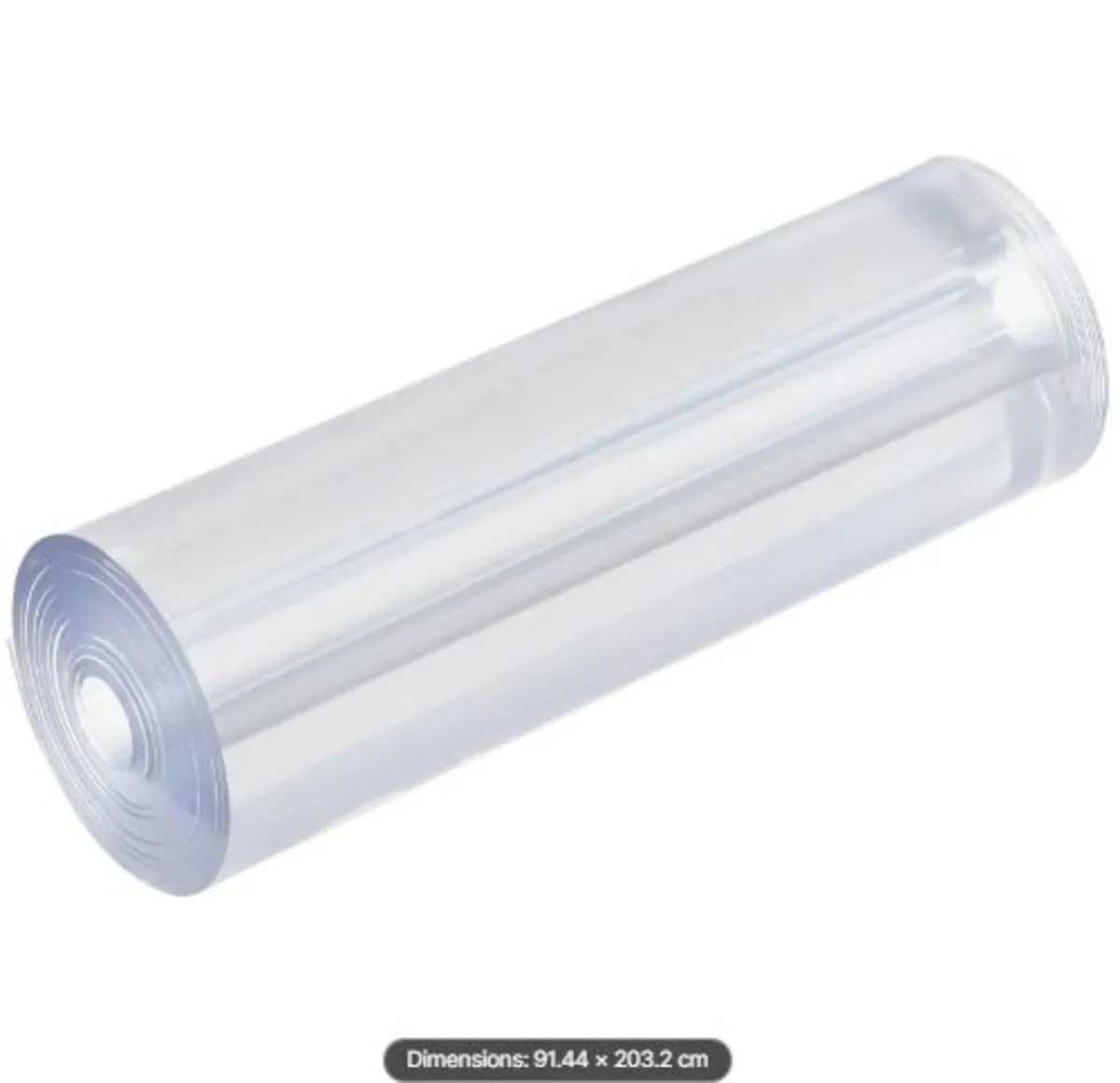 Clear PVC Strip Curtain, 2 m Height x 0.9 m Width - Image 4