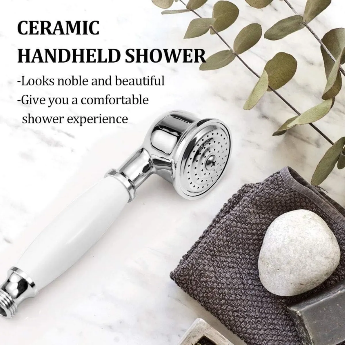 Mixer Taps with Shower Attachment Victorian - Image 4