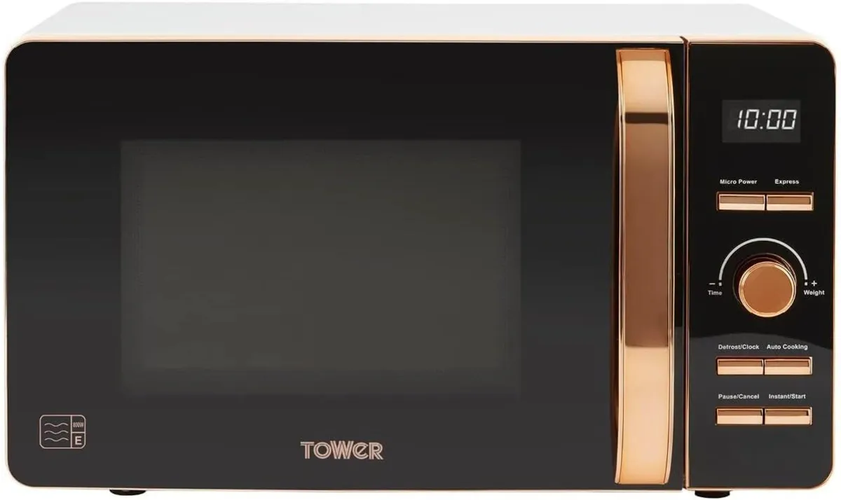 T24020 Manual Microwave with 30-Minute Timer and 6 - Image 1