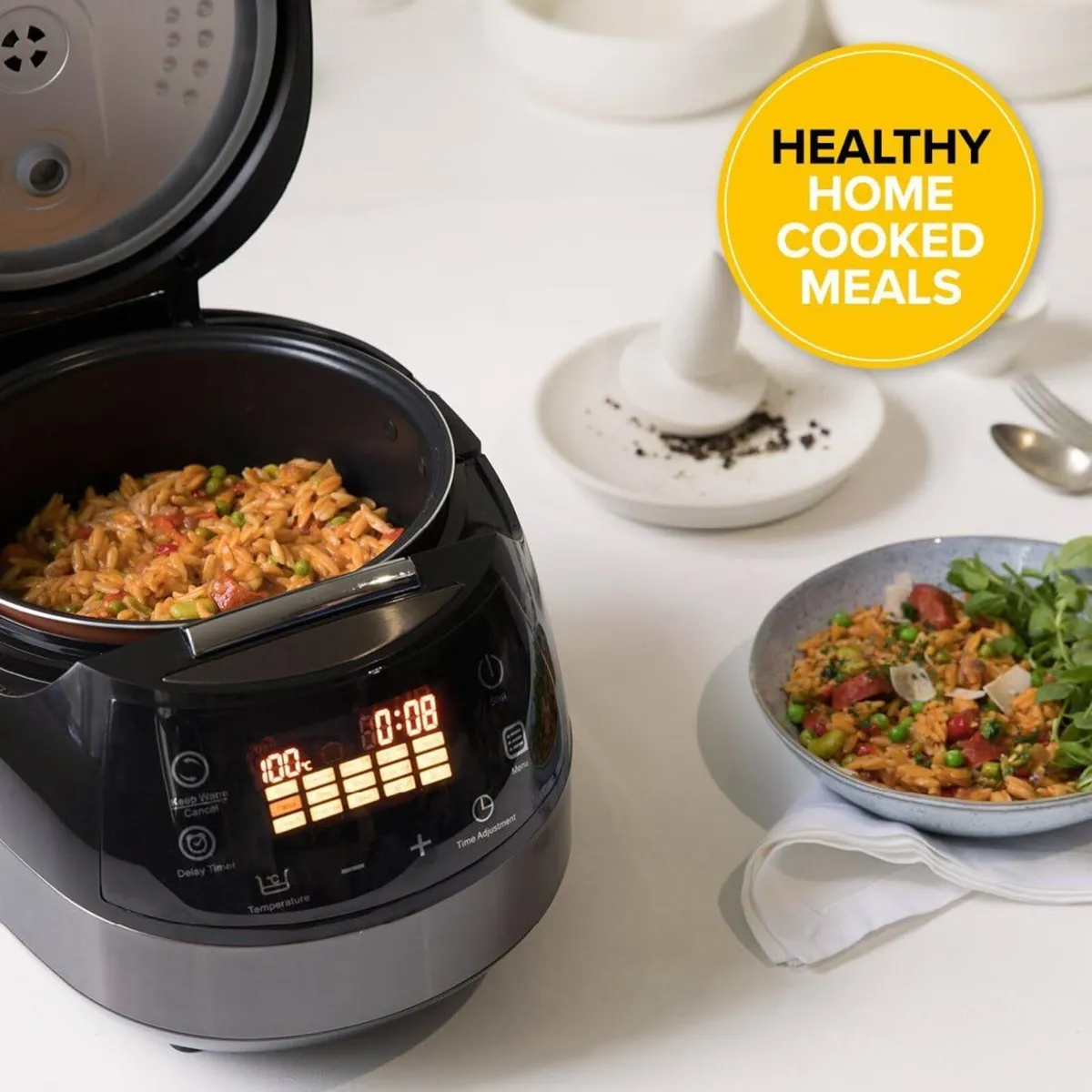 14-In-1 Multi Cooker Stew Roast Slow Steam Bake - Image 3