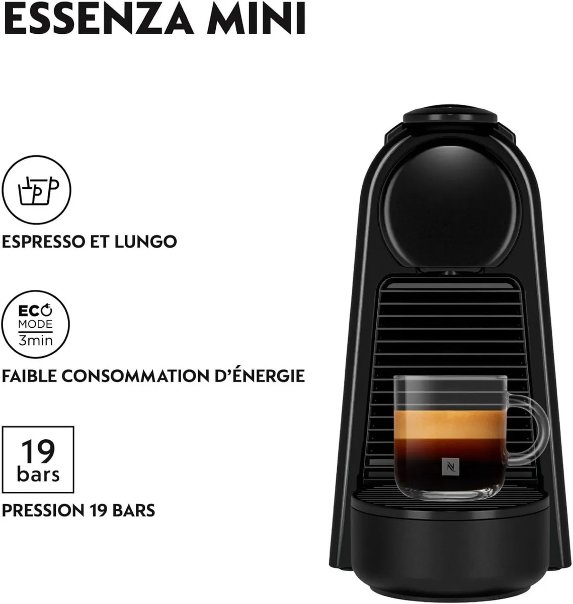 De'longhi Essenza Mini .b Semi-Automatic Coffee - Image 2