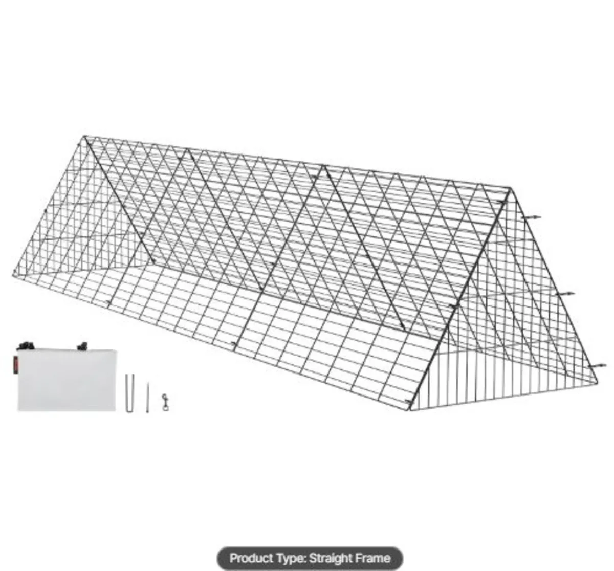Chicken Tunnels, 118.1 x 28 x 24.2 inch (LxWxH) - Image 1