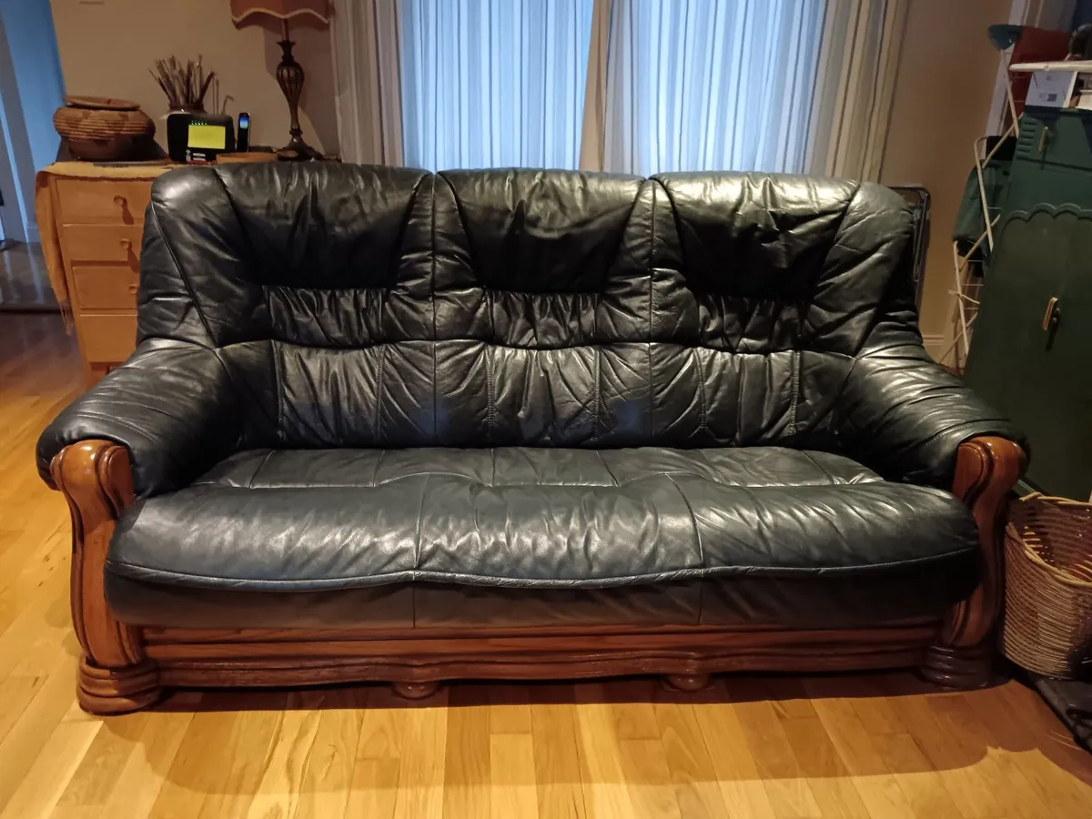 Leather Couch - Image 3