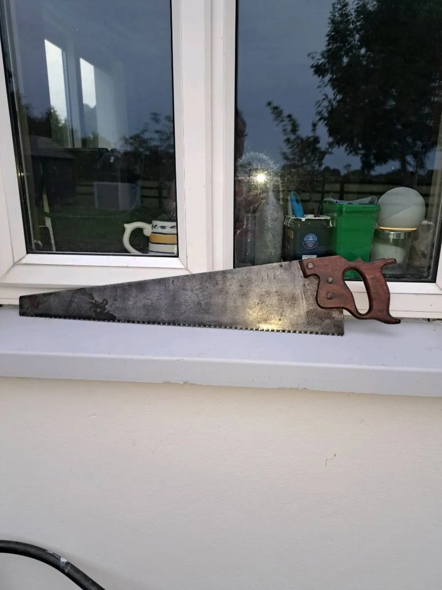 Old  original  hand saw - Image 1