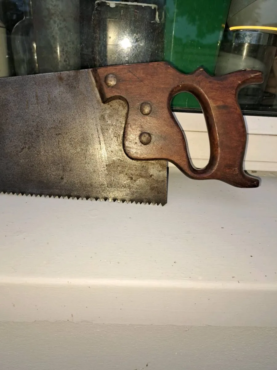 Old  original  hand saw - Image 2