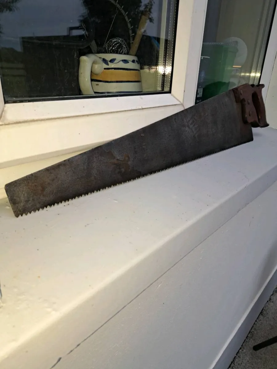 Old  original  hand saw - Image 3