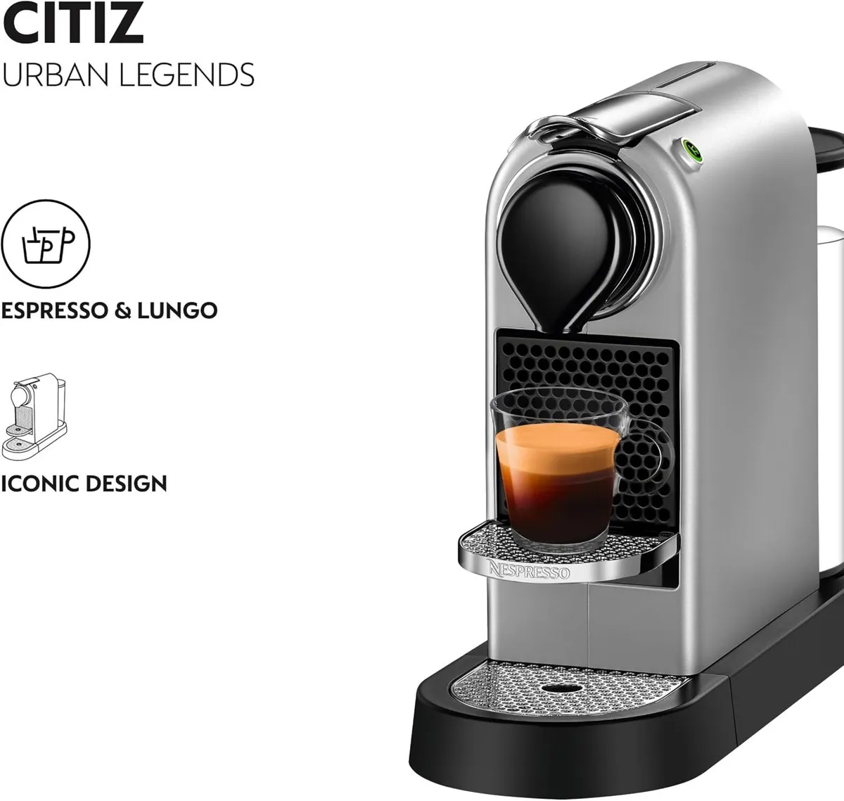 Citiz Automatic Pod Coffee Machine for Americano - Image 3