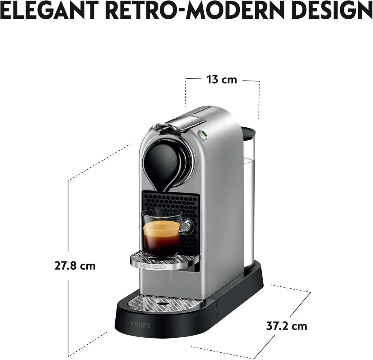 Citiz Automatic Pod Coffee Machine for Americano - Image 4