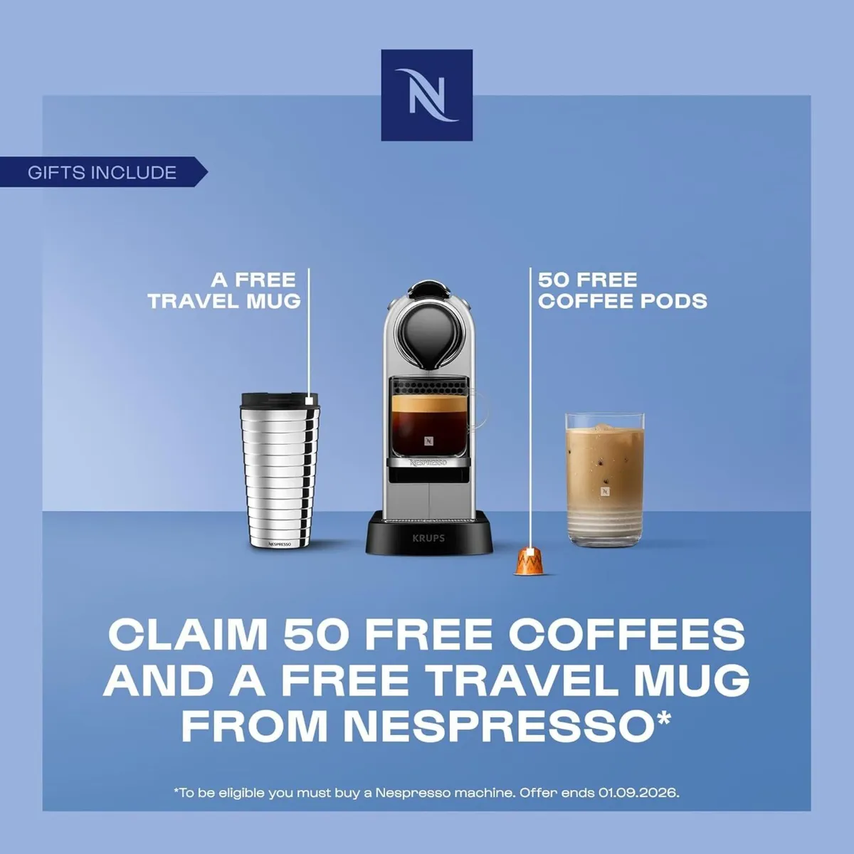 Citiz Automatic Pod Coffee Machine for Americano - Image 2