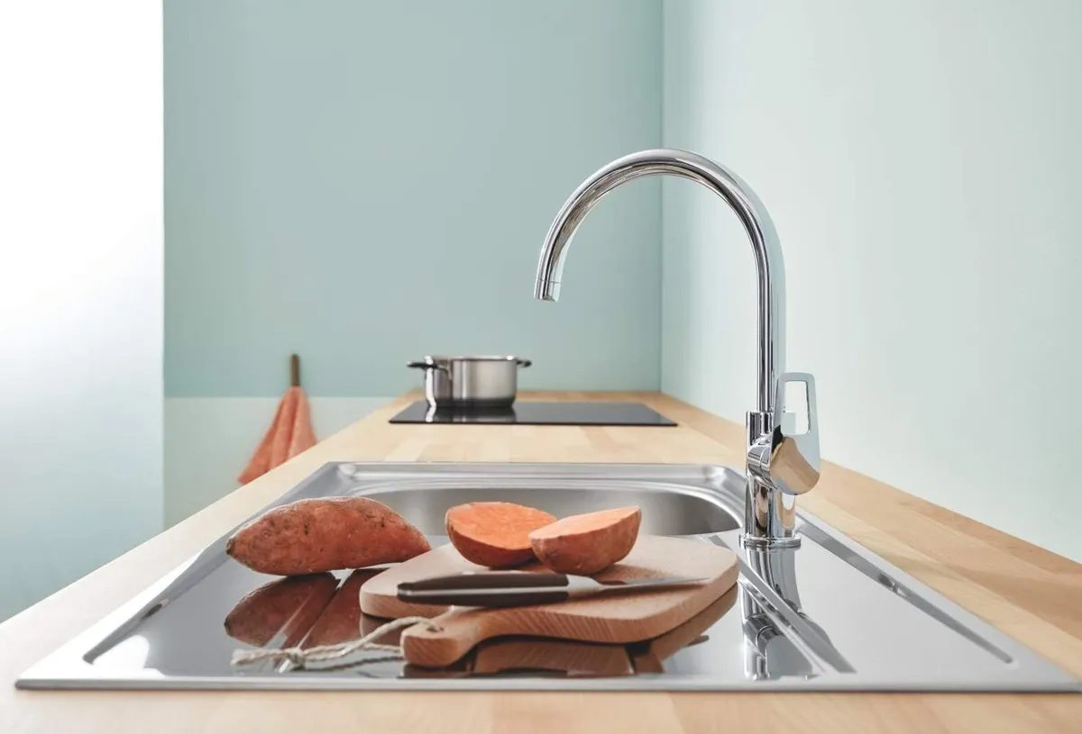 Bauloop Single-Lever Sink Mixer 1 2" Chrome - Image 3