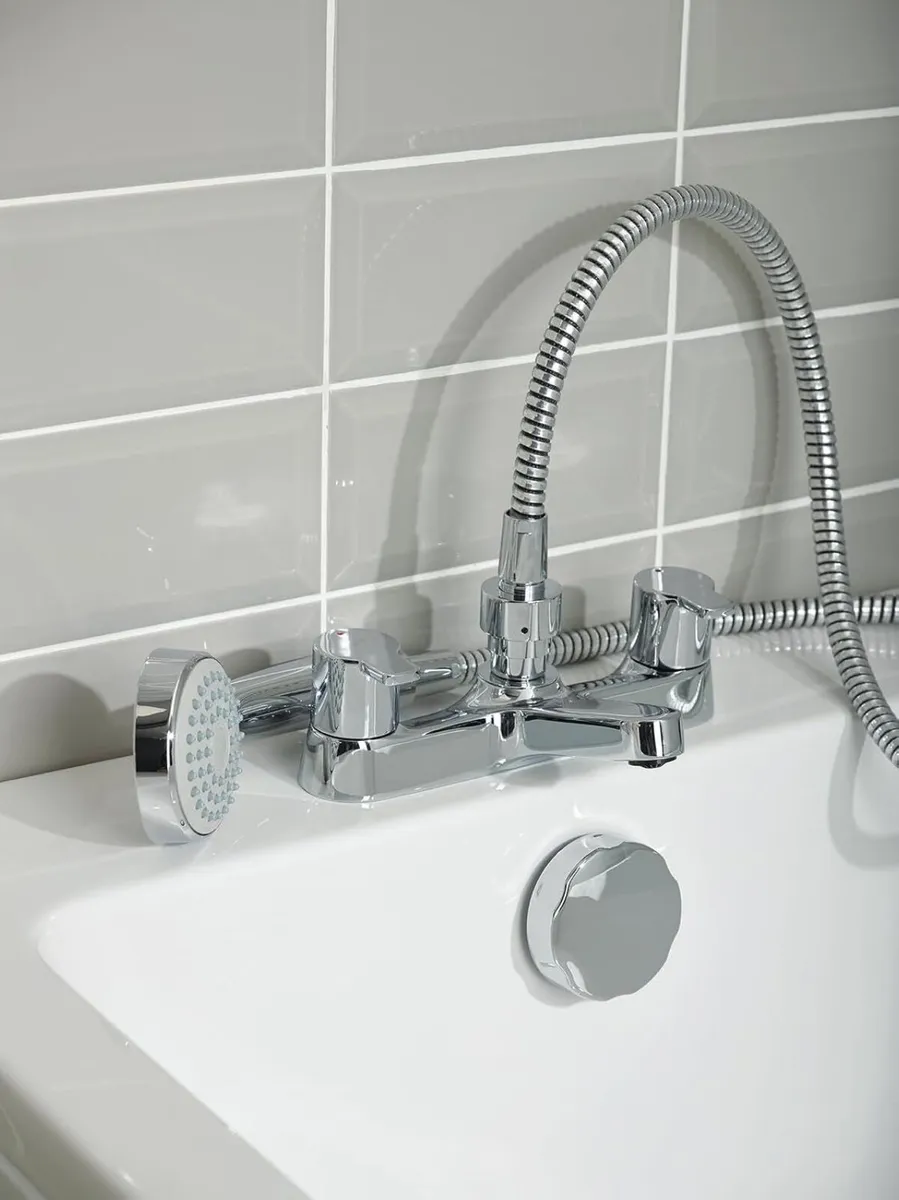 Calista Dual Control Bath Shower Mixer Tap - Image 4