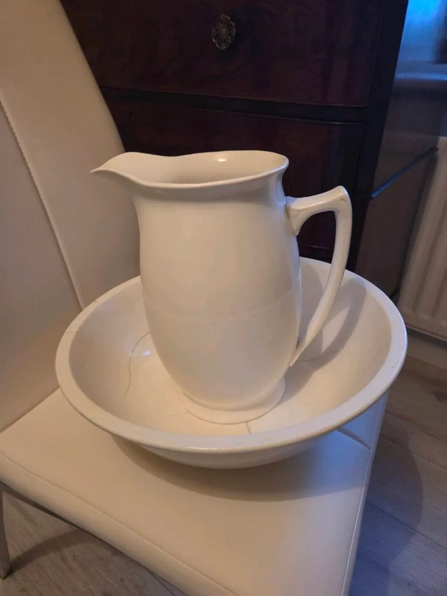 Wash Basin & Jug Set - Image 2