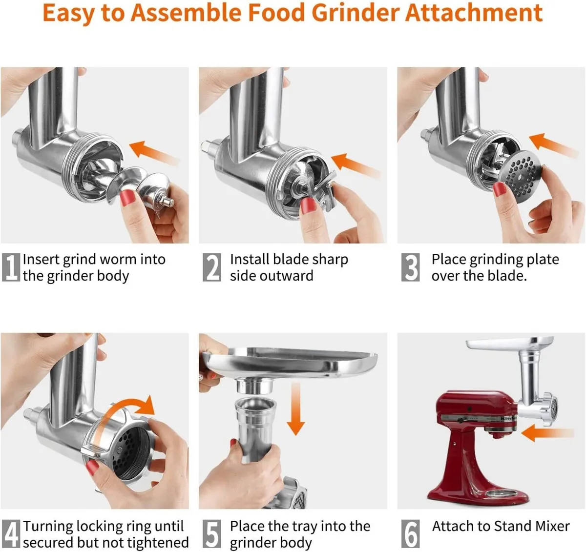 Metal Food Grinder Attachment - Image 4