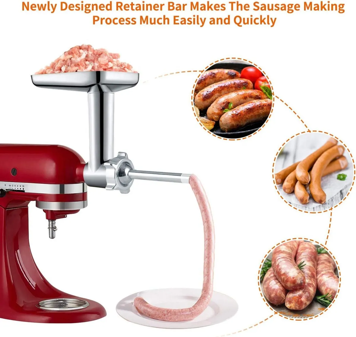 Metal Food Grinder Attachment - Image 3