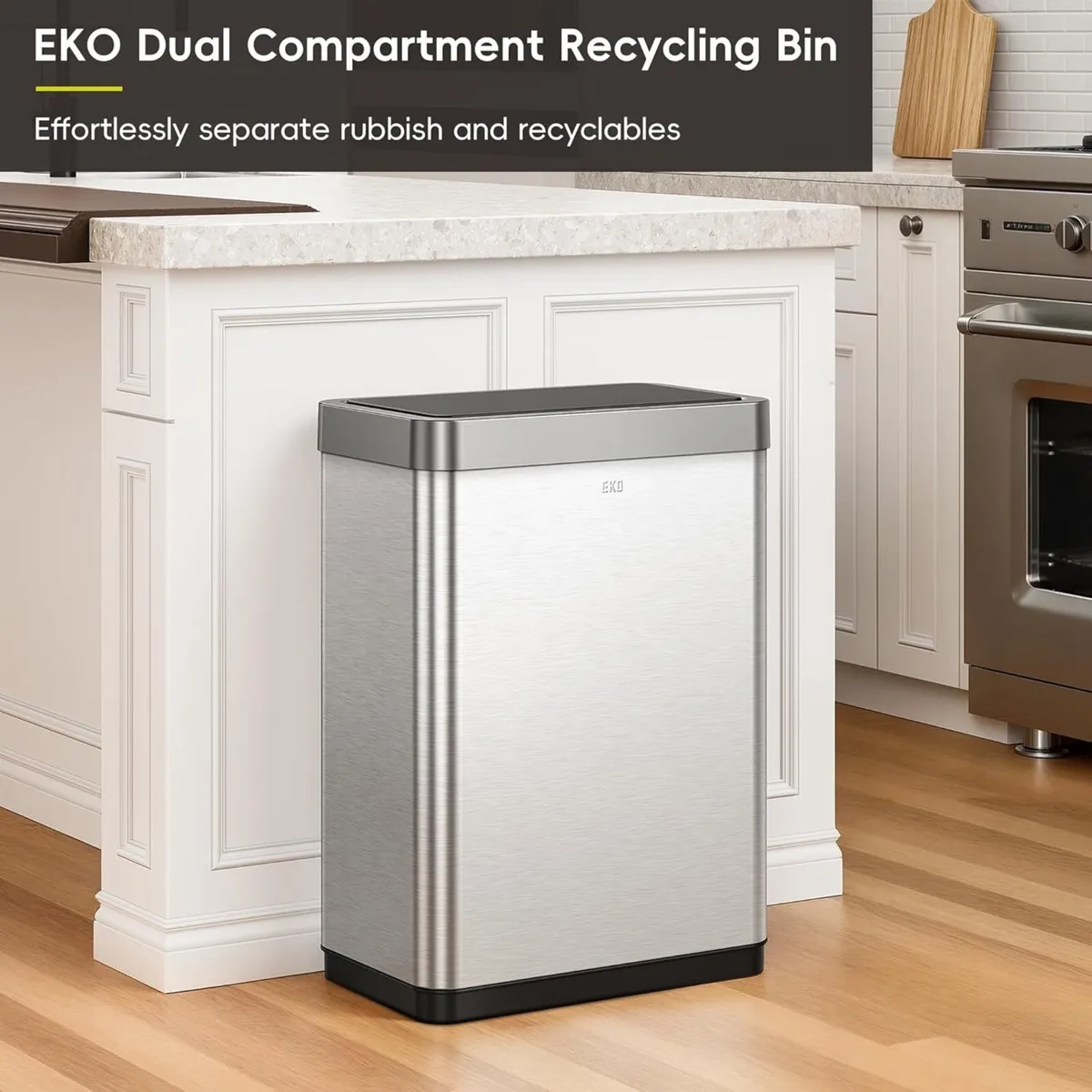 Mirage X 40L Automatic Sensor Kitchen Bin Double - Image 2