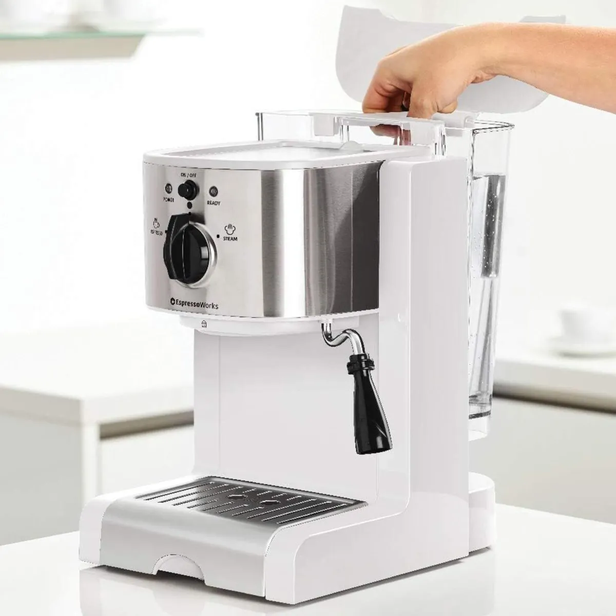 7 PC All-In-One Espresso Cappuccino Maker Machine - Image 2