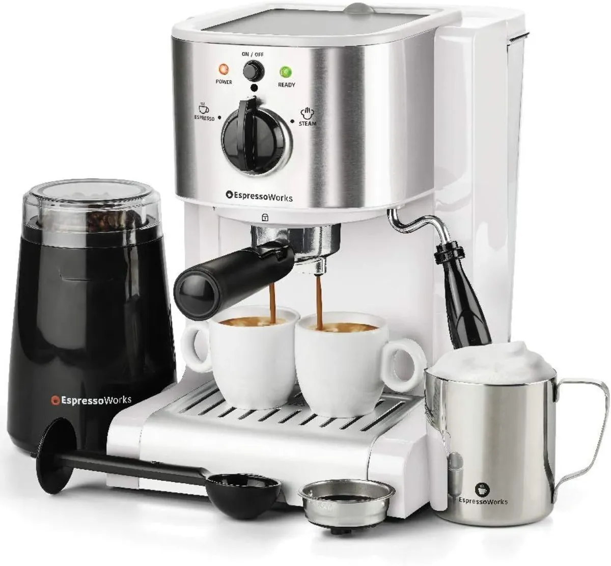 7 PC All-In-One Espresso Cappuccino Maker Machine - Image 1