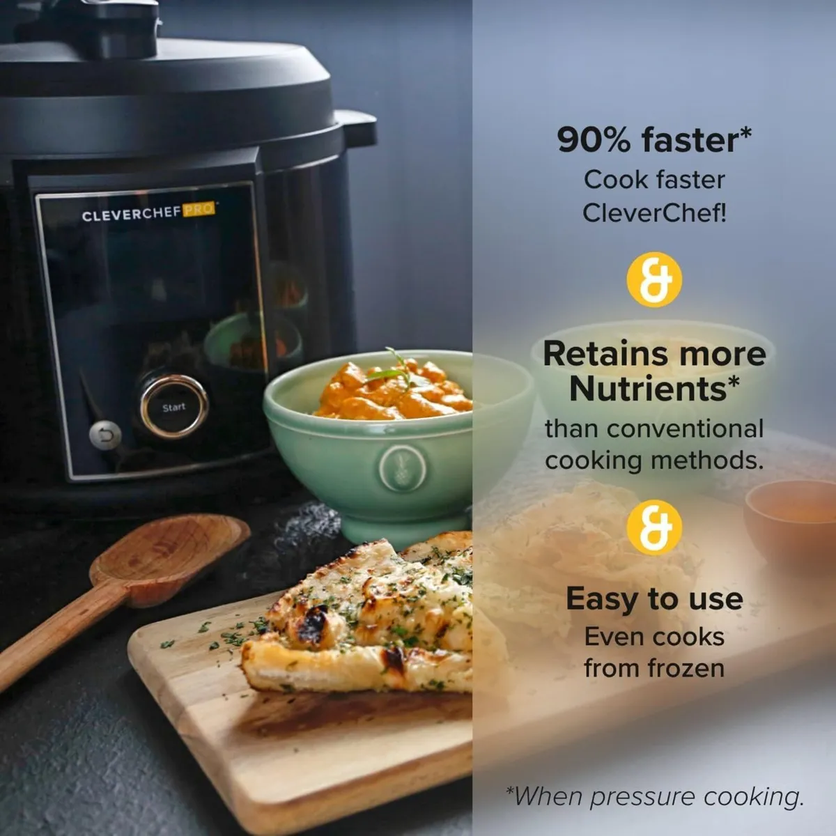 Cleverchef Pro 6-In-1 Digital Pressure Cooker - Image 3