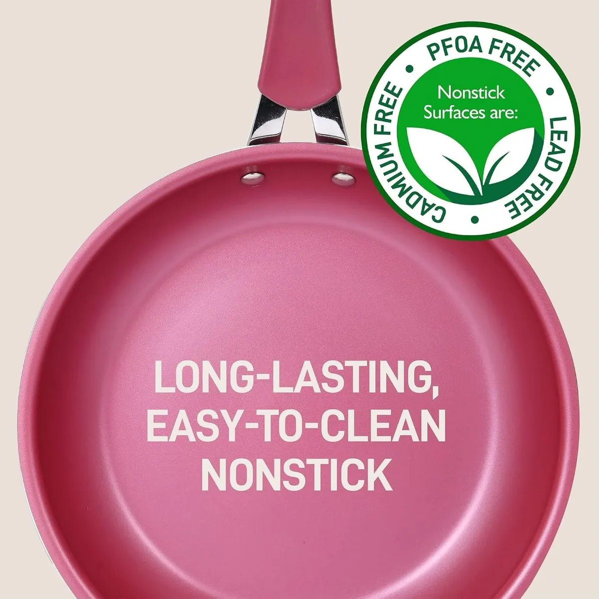 Pots and Pans Set with Lids Non-Stick (20 Piece) - Image 4