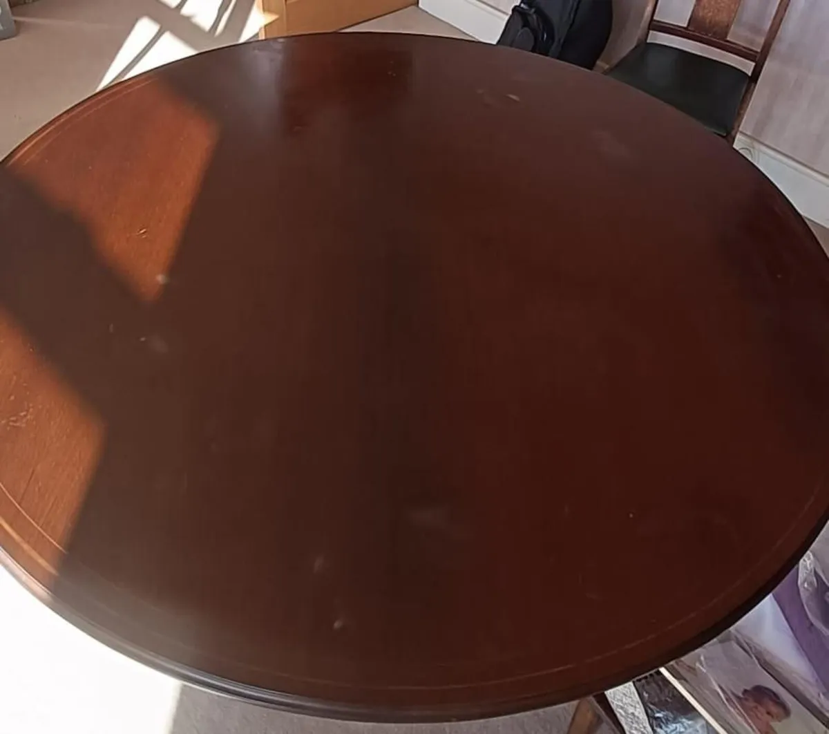 Solid Wood Round Table - Image 2