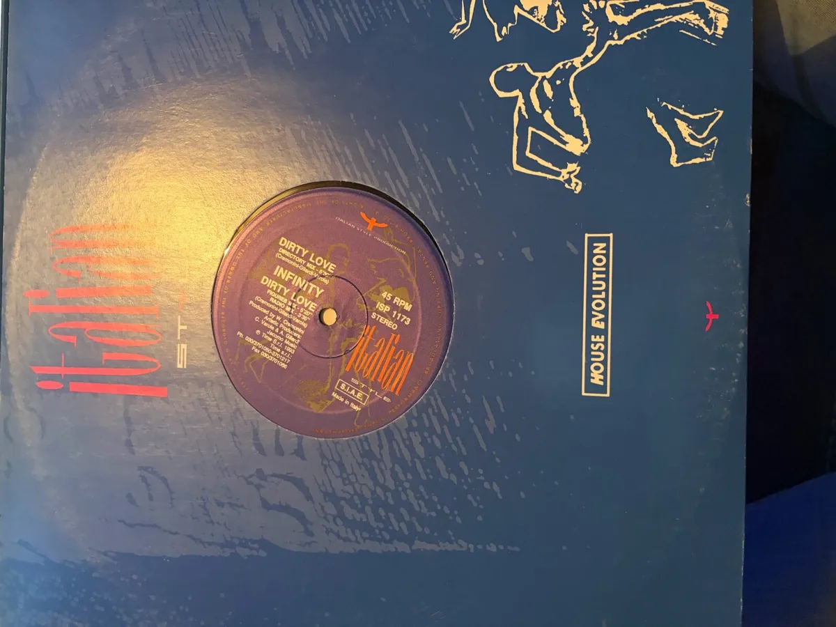 Infinity Dirty Love Italian House vinyl - Image 1