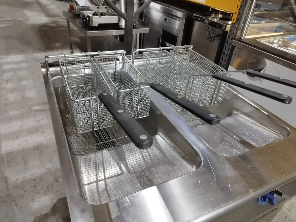 Twin Electrolux gas fryer - Image 3