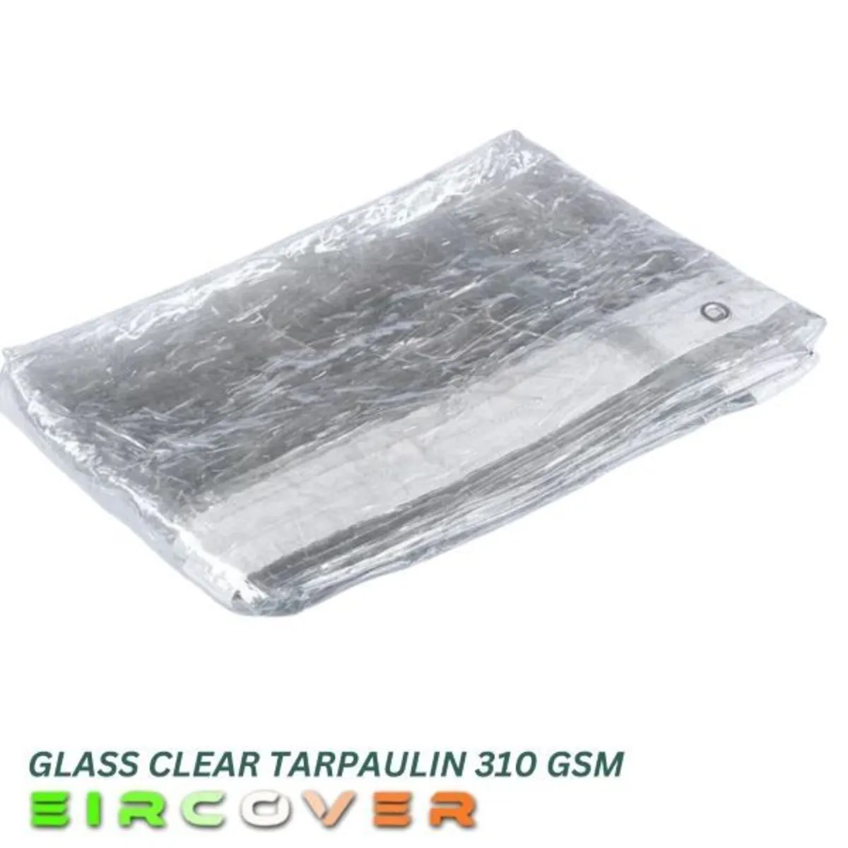 PVC Glass Clear Tarpaulin 2m x 2m (7' -7') 310 gsm - Image 4