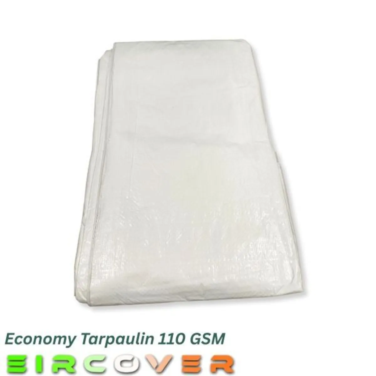 Economy Tarpaulin  9m x 12m (30' - 39') 110 gsm - Image 1