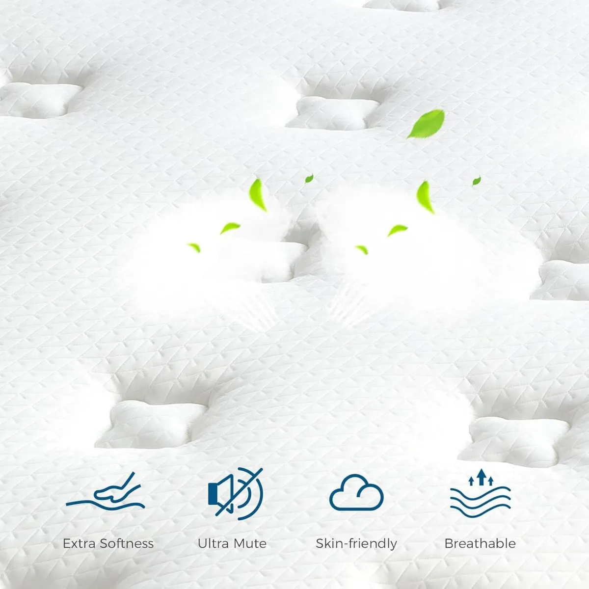 Sleep Mattress Memory Foam 11 Inch Hybrid Sprung - Image 4