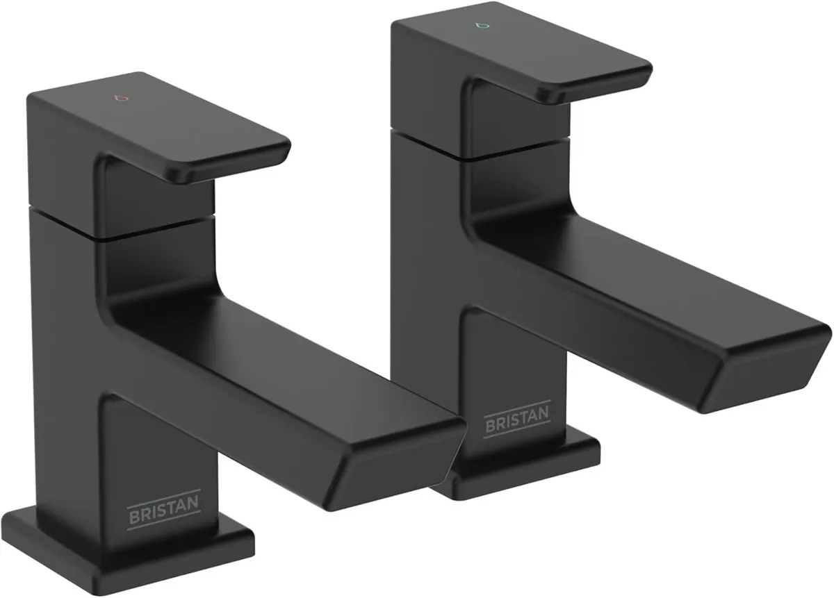 Bristan Cobalt Basin Pillar Taps - Image 1