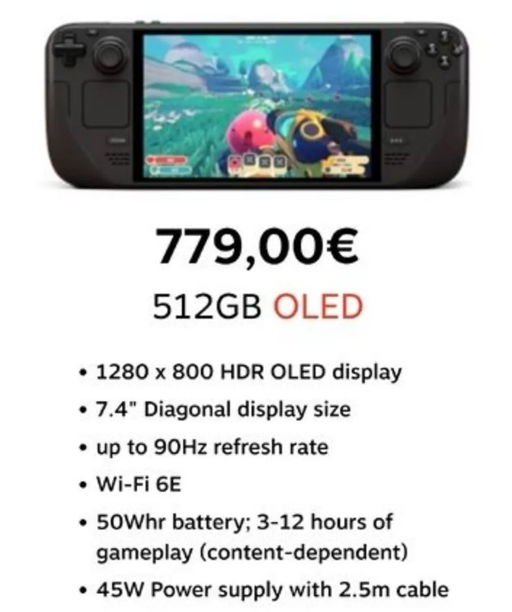 Steam Deck OLED 512gb - Image 1